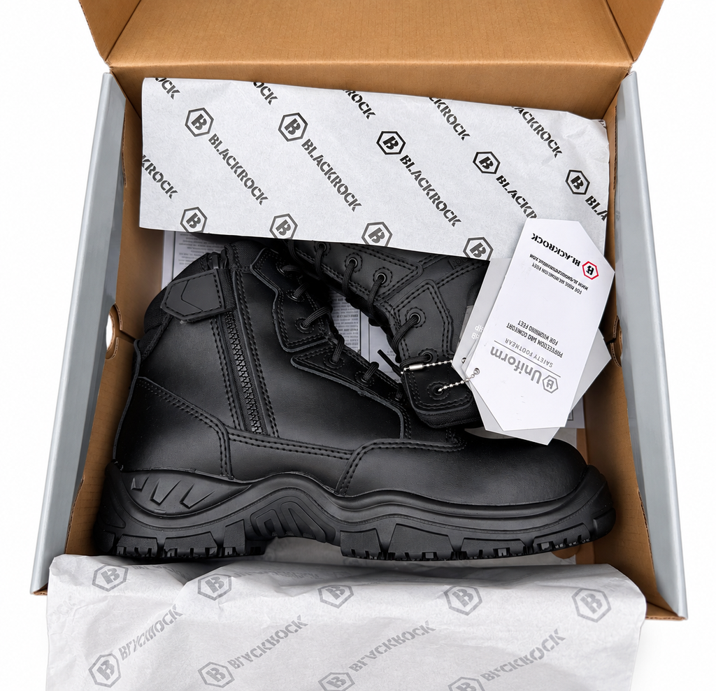 Blackrock CF2007 Emergency Service Boots UK 7 Black Waterproof Safety Work
