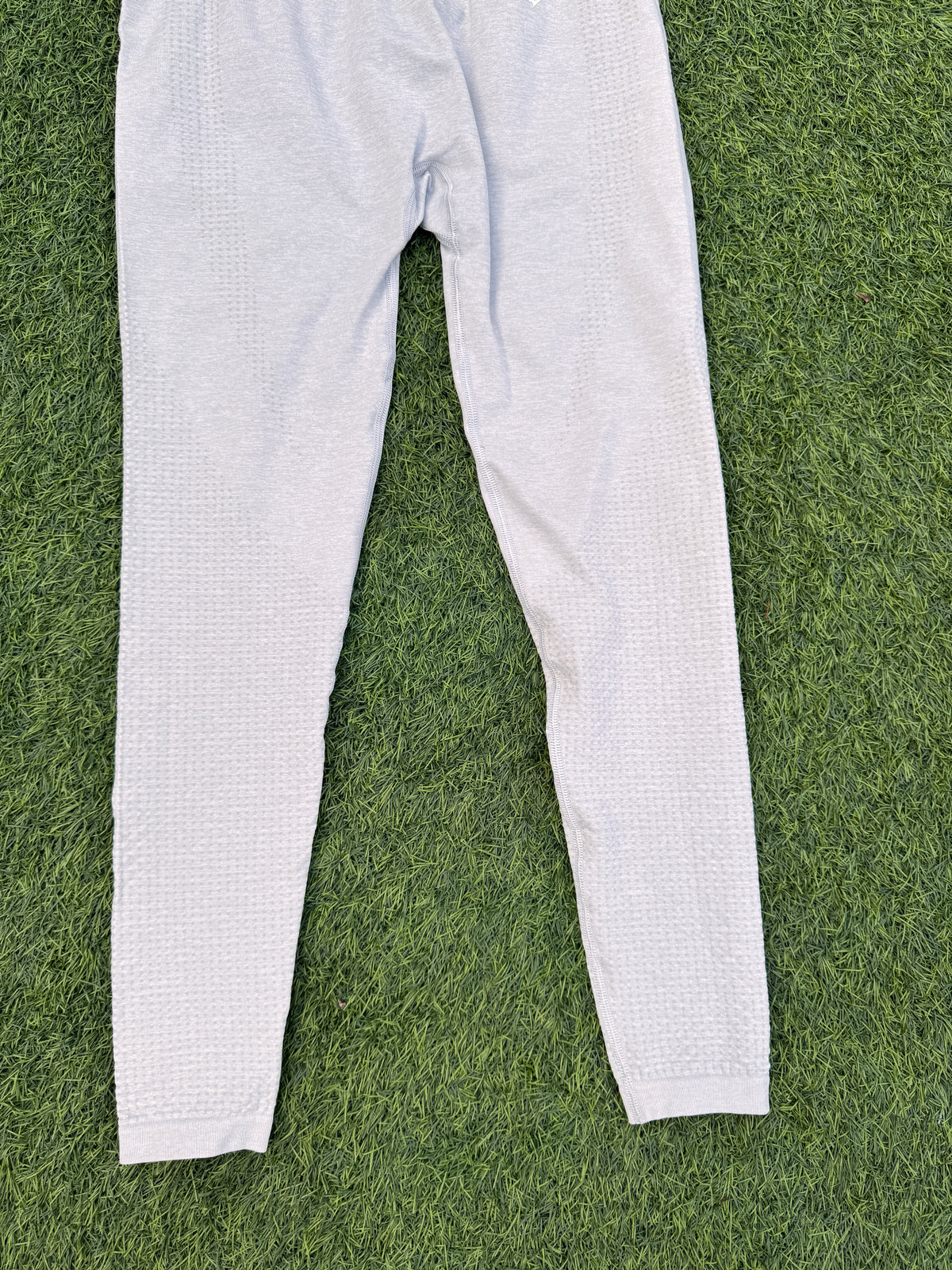 Gymshark Womens Seamless Leggings Size Medium Grey High Waist Gym Workout