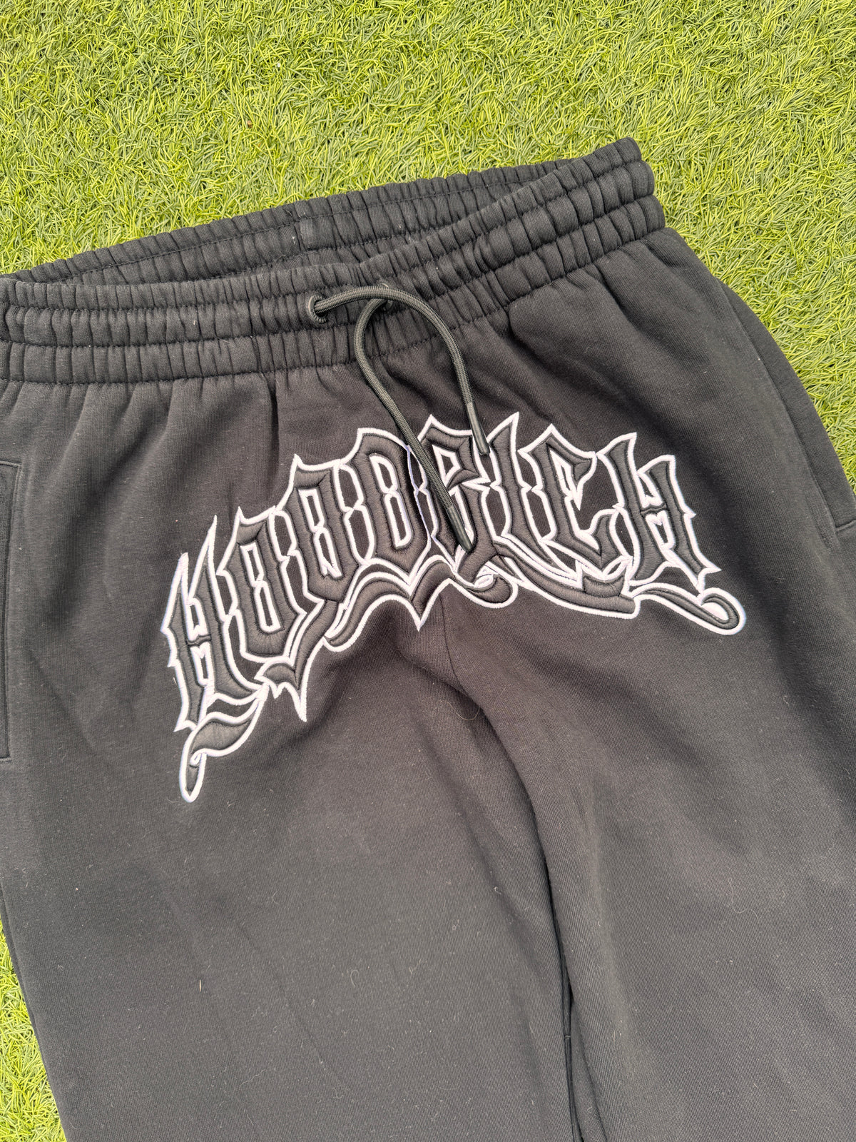 Hoodrich Mens Medium Black Joggers Embroidered Logo Tracksuit