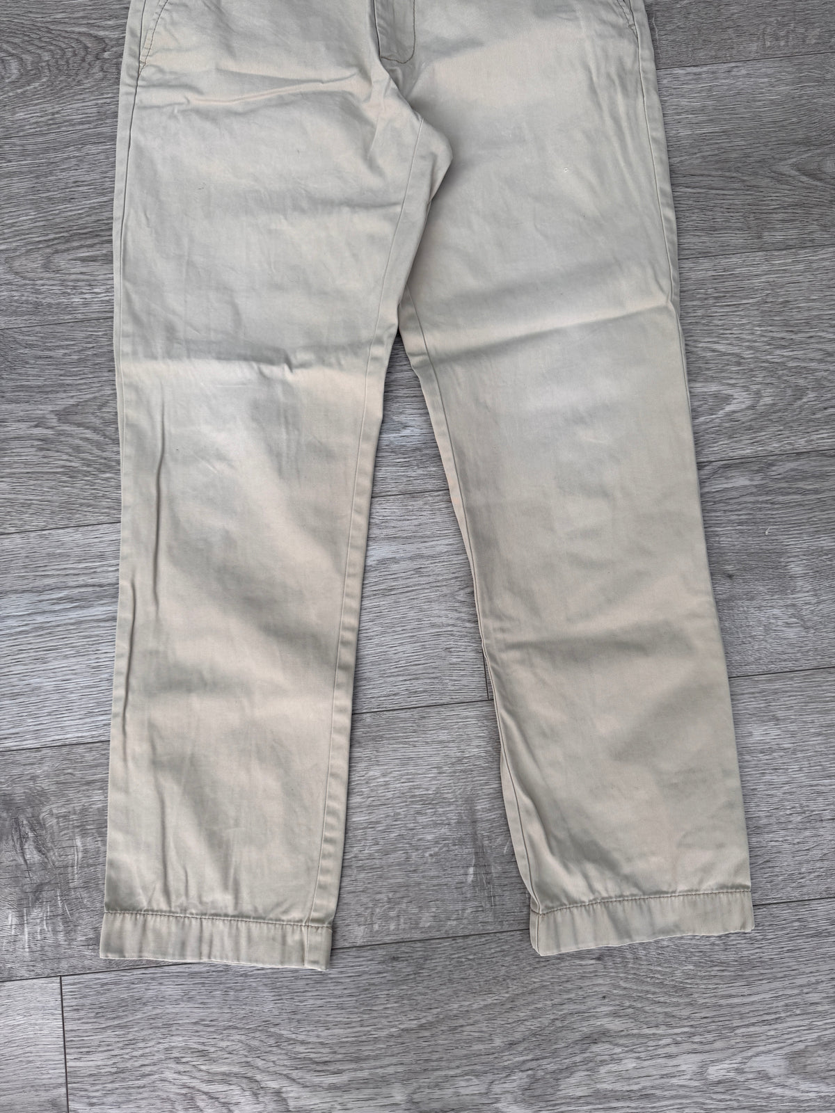 Tommy Hilfiger Mens Chino Trousers W32 L30 Beige Tailored Fit
